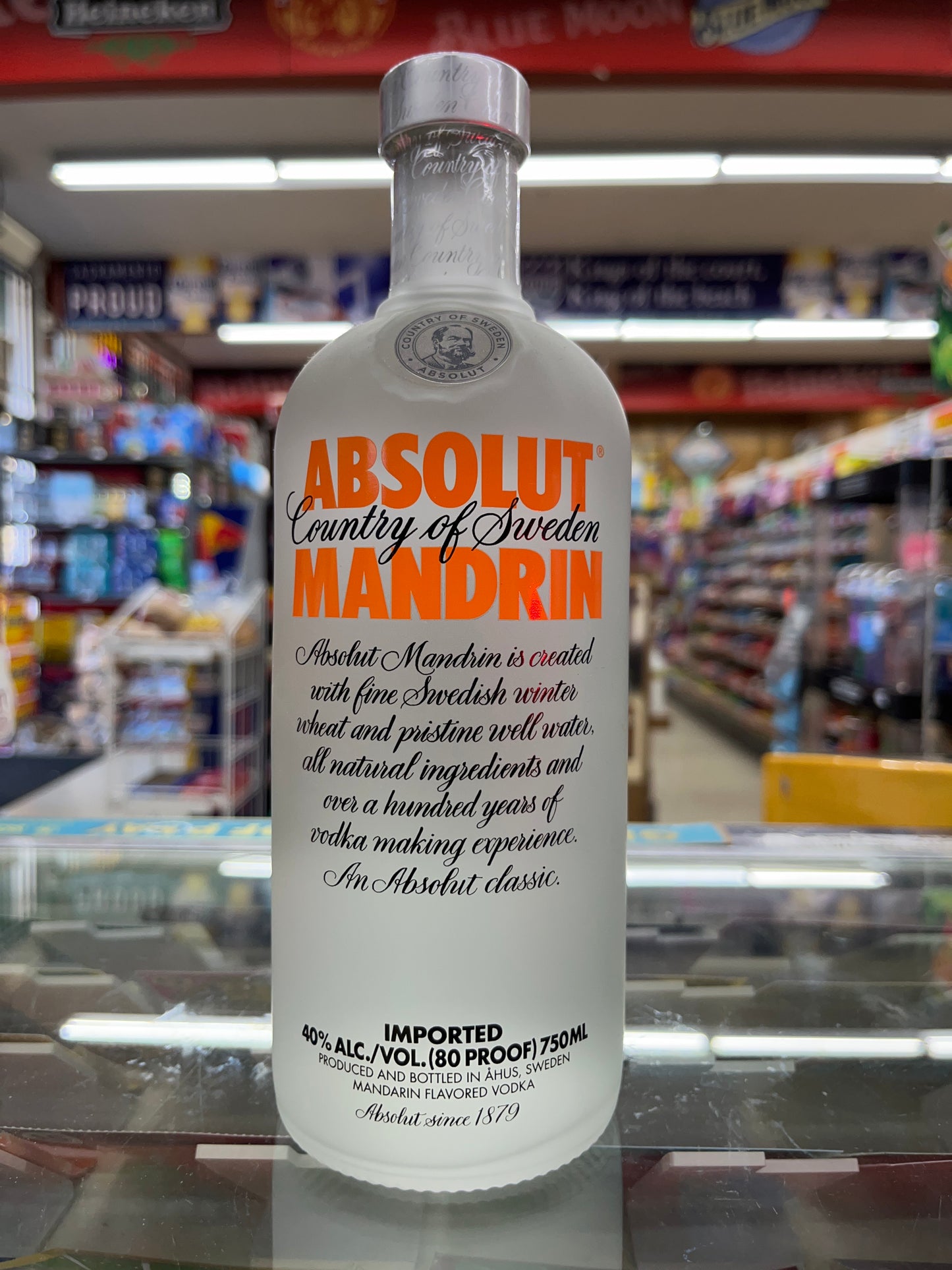 Absolut Vodka Manadarin 750ml