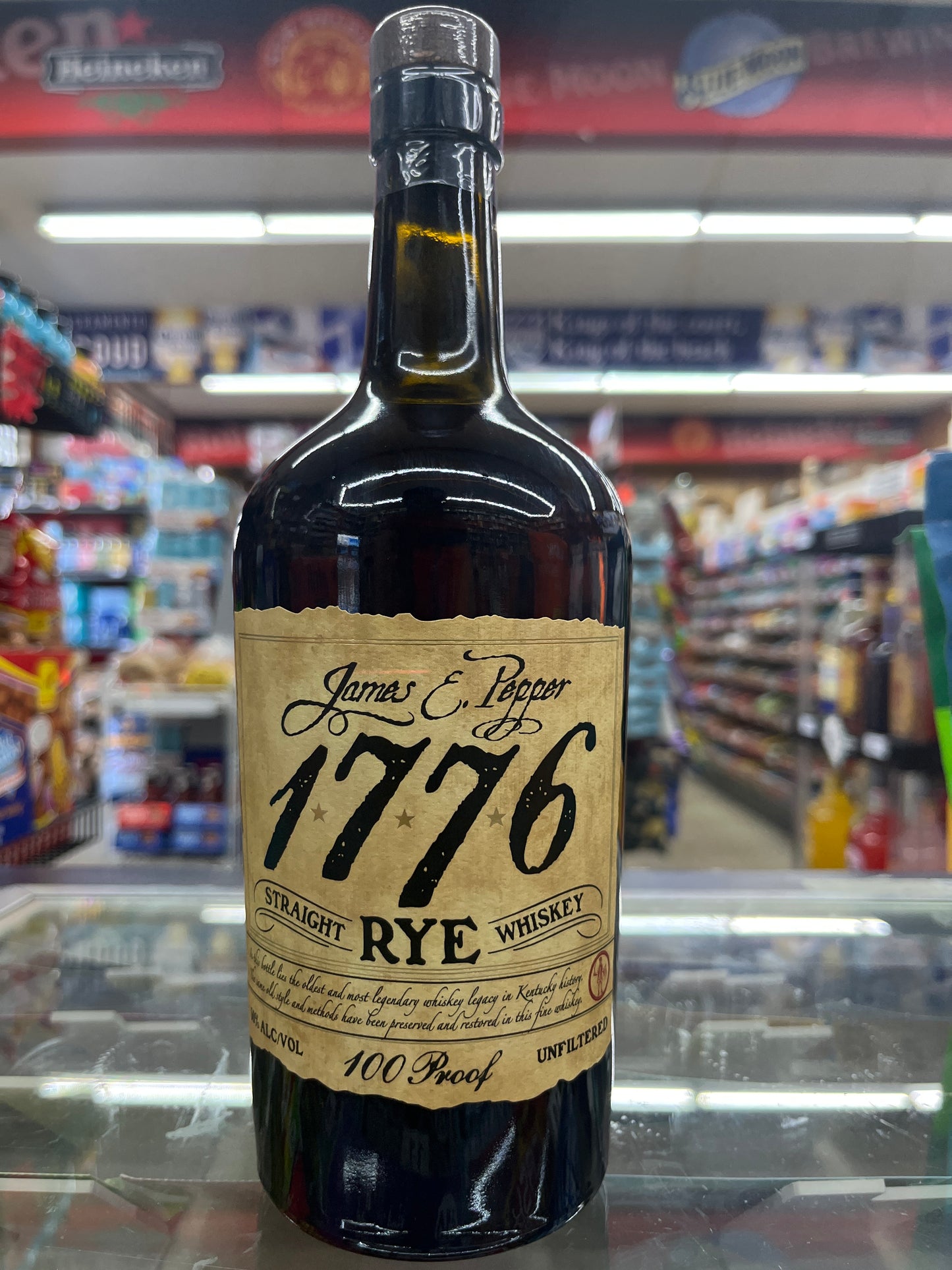 James E pepper 1776 Rye Whiskey 750ml