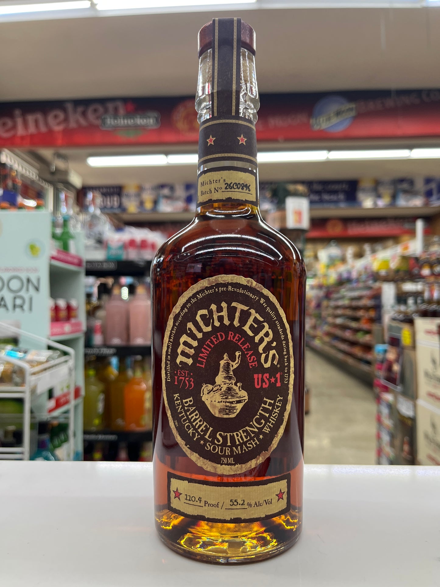 Michter's Limited Release Barrel Strength Sour Mash Whiskey 750ml