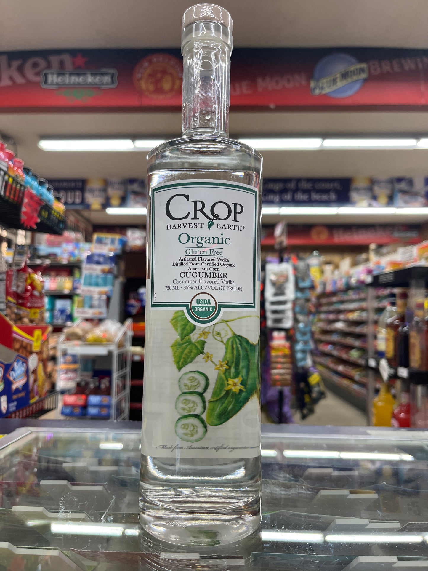 Crop Organic Vodka Cucumber Flavor 750ml