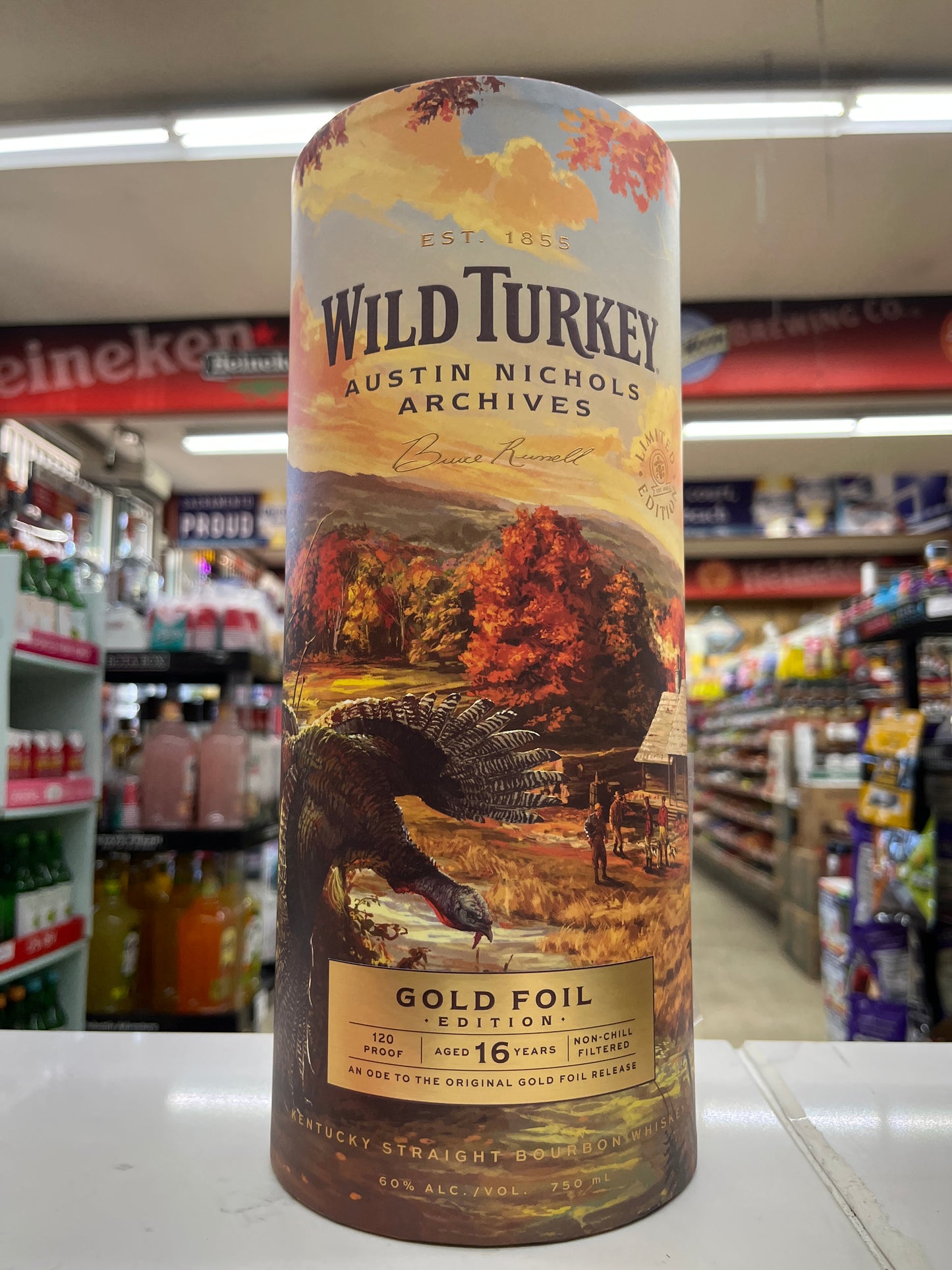Wild Turkey 16 years Old Gold Foil 750ml