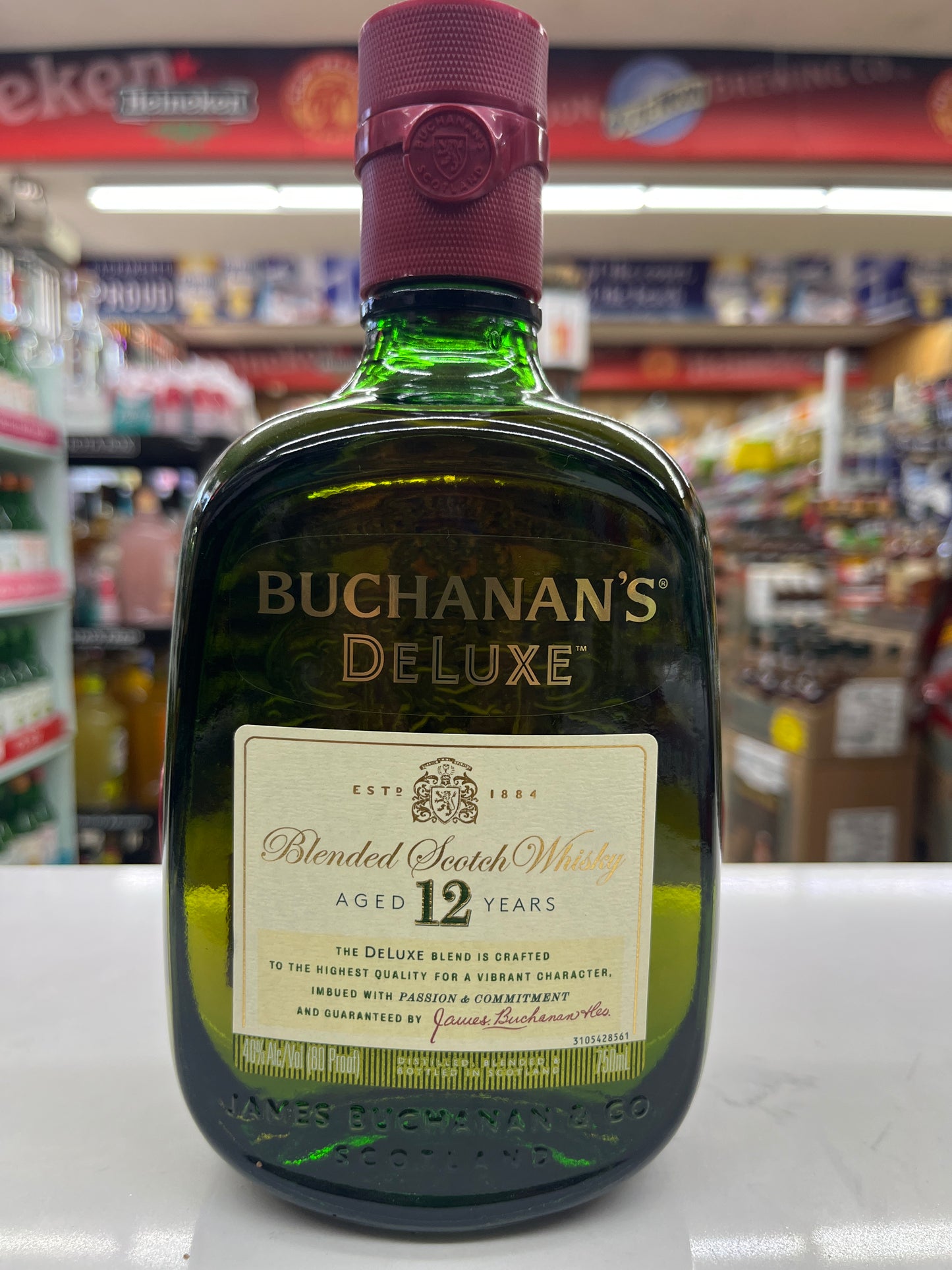 Buchanan's Deluxe 12 Year Blended Scotch 750ml