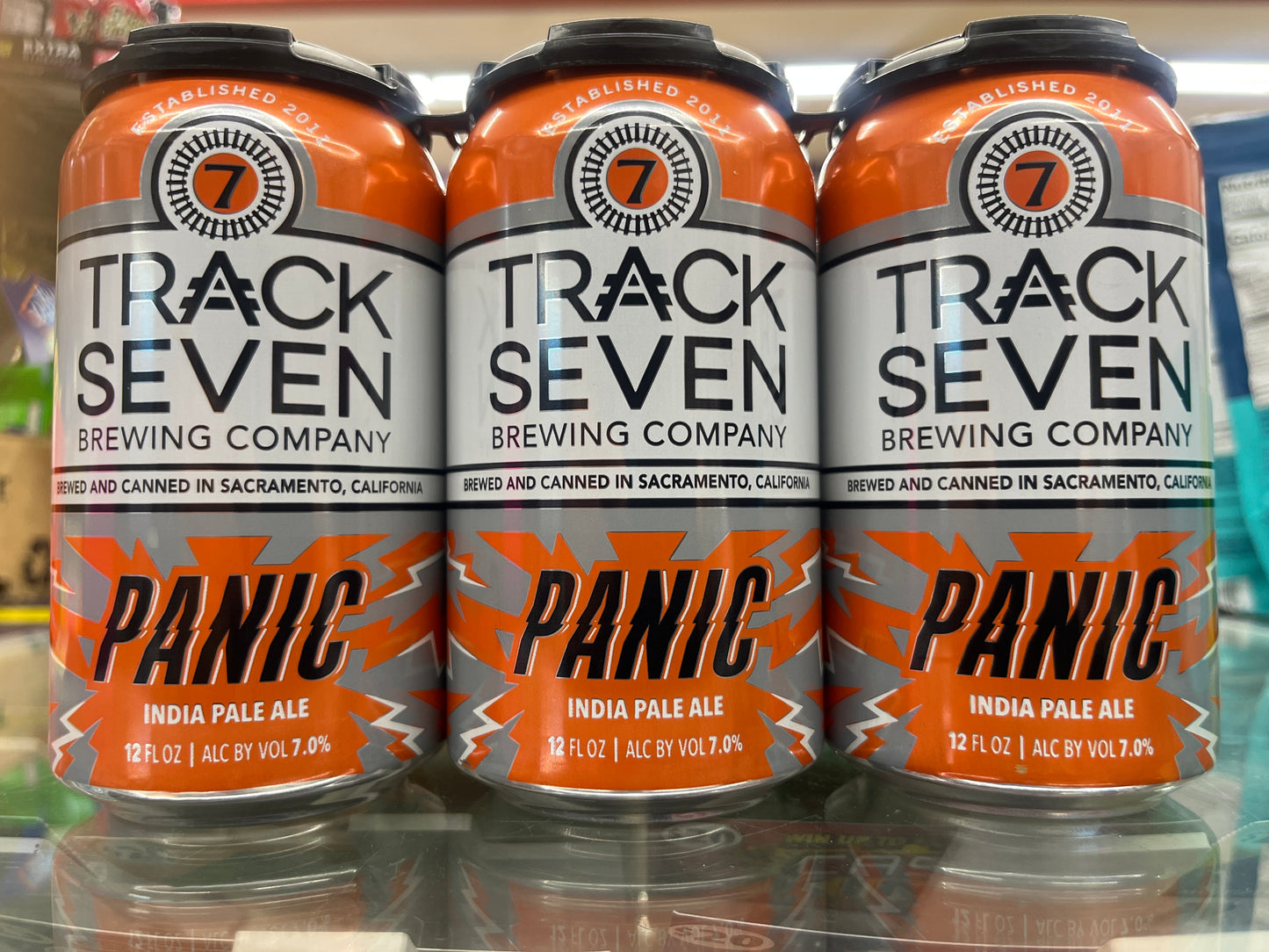 Track seven Panic IPA (12oz cans x 6)