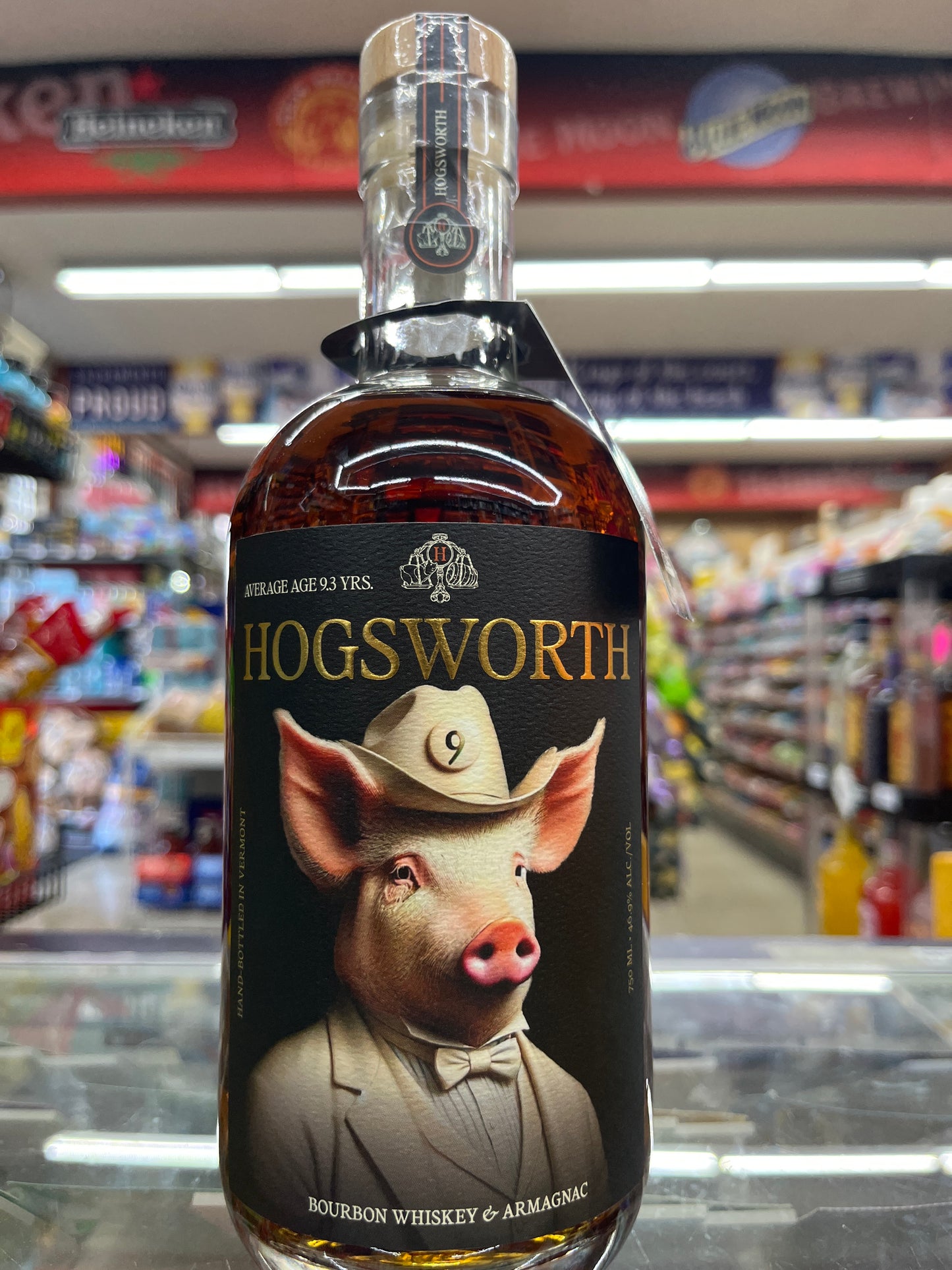 Hogsworth Bourbon whiskey & Armagnac