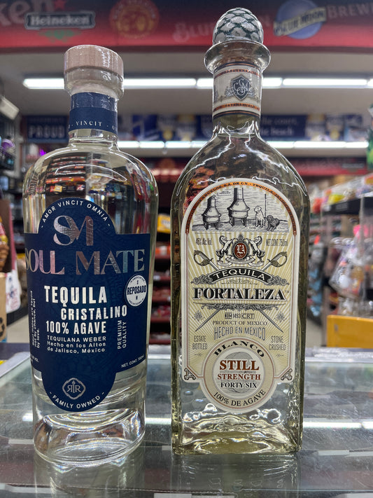 Fortaleza Tequila Blanco Still Strength 750ml Bundle