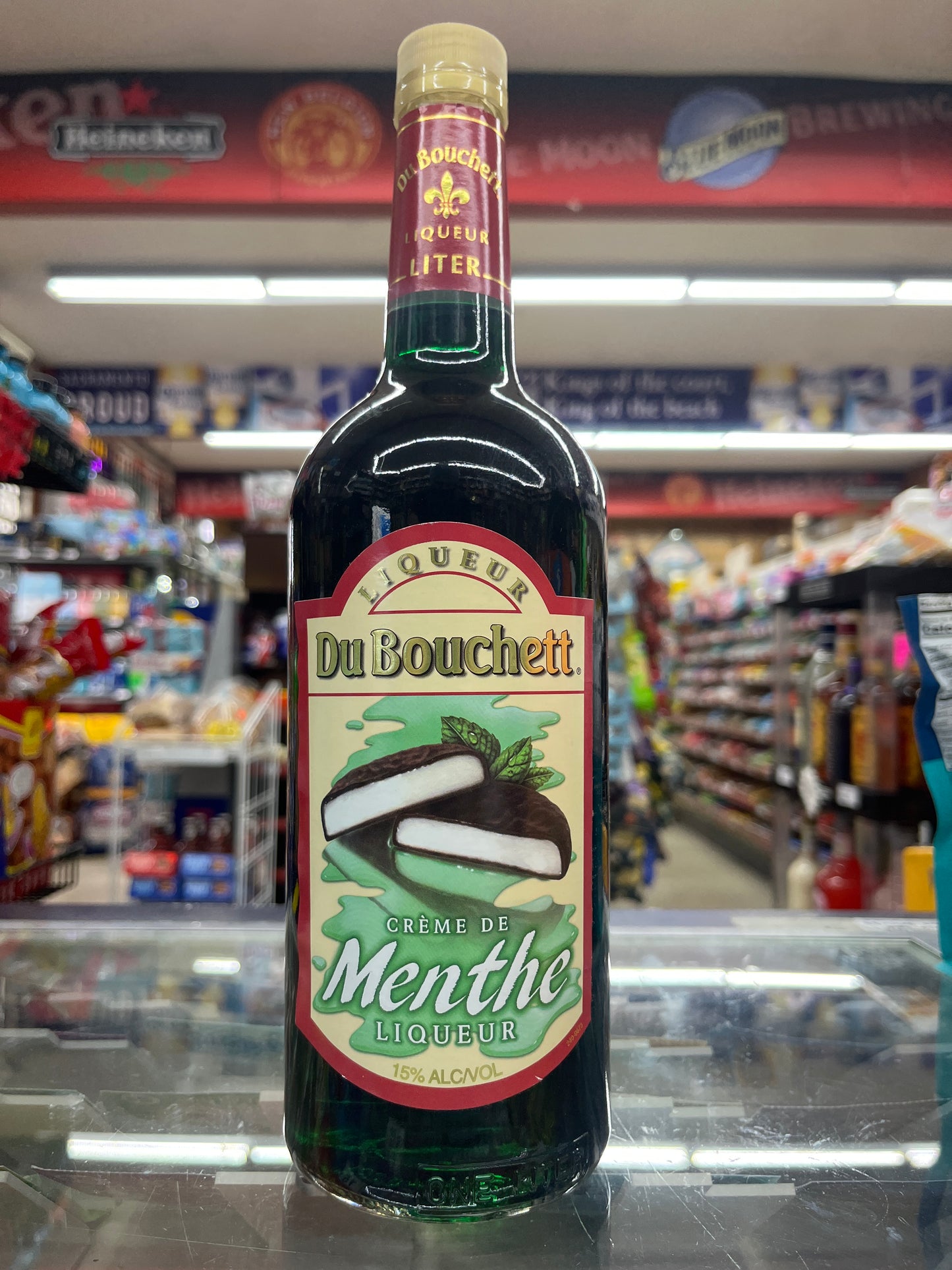 Du Bouchett Creme De Menthe Liqueur 1 L