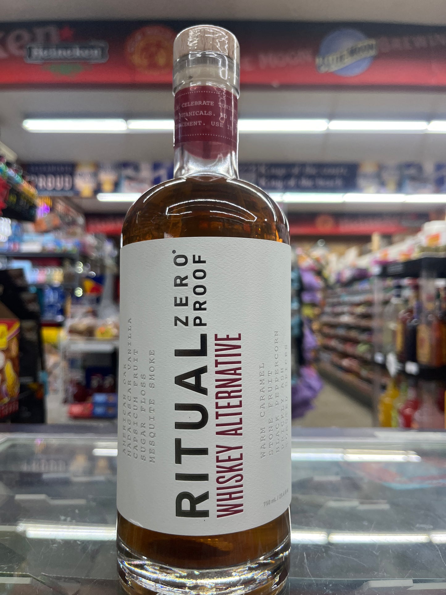 Ritual Zero proof Whiskey Alternative 750ml
