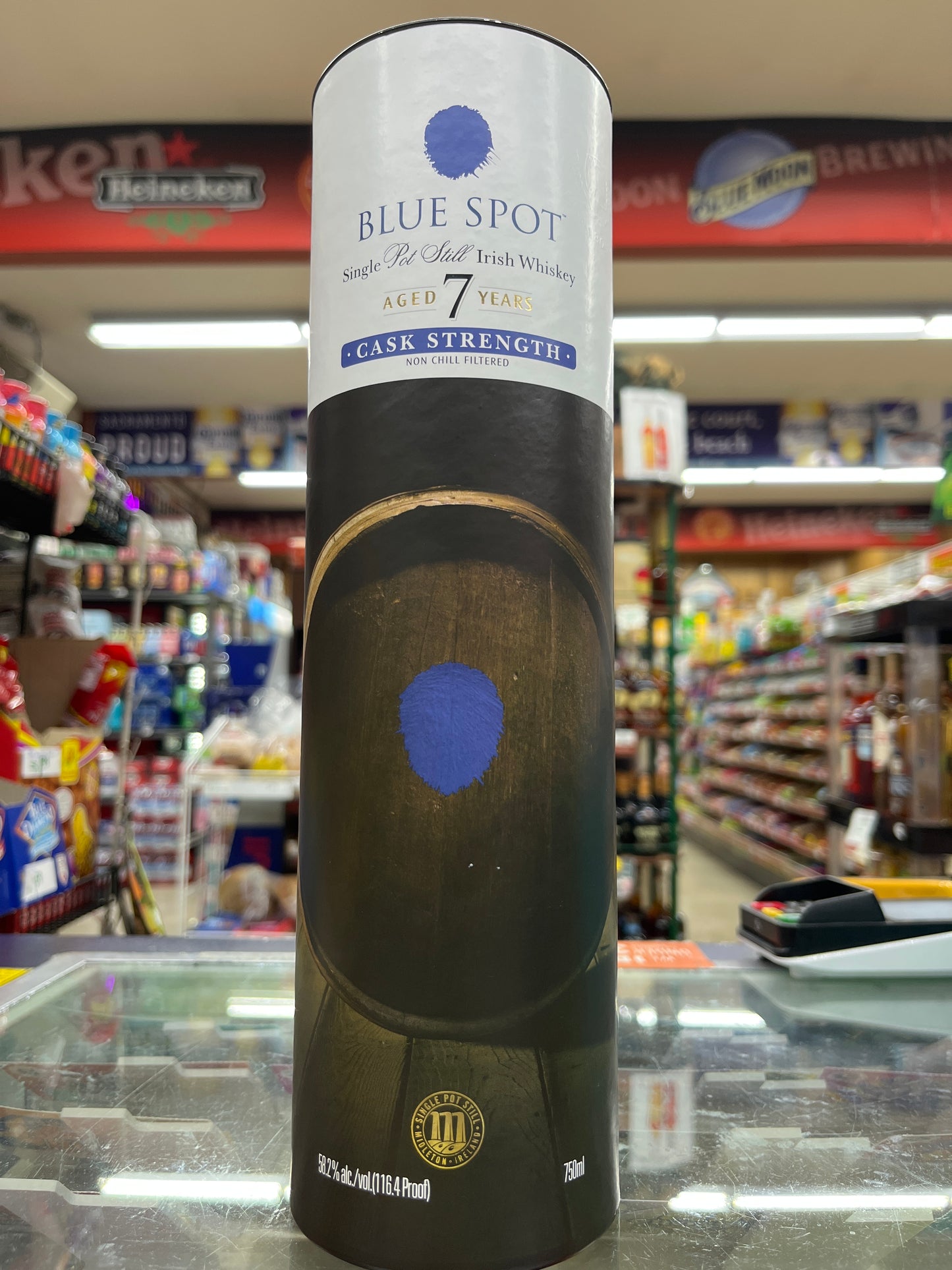 Blue Spot Irish Whiskey Aged 7 years Cask Strength 750ml
