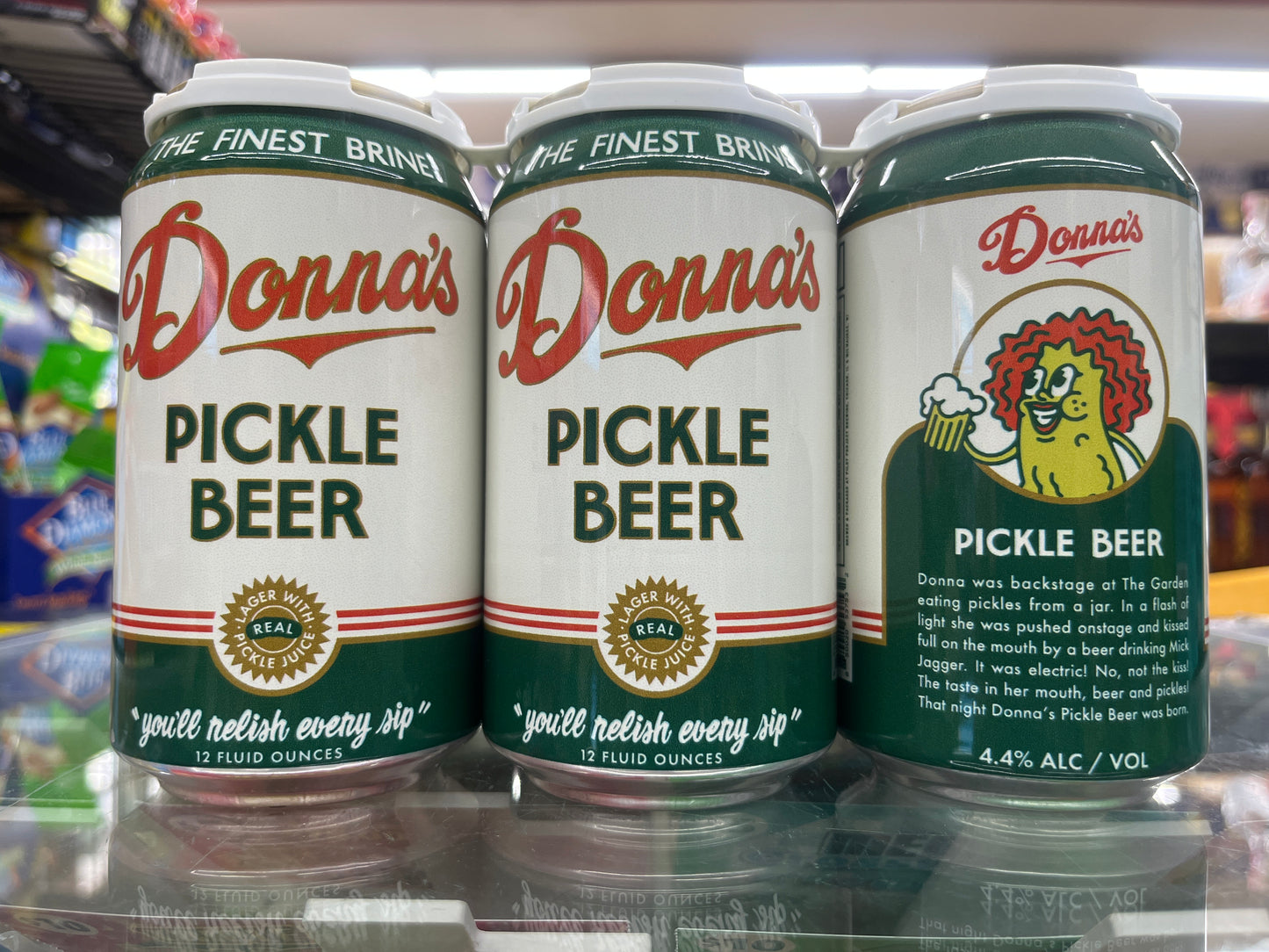 Donna's Pickle Beer (12oz x 6 pack)