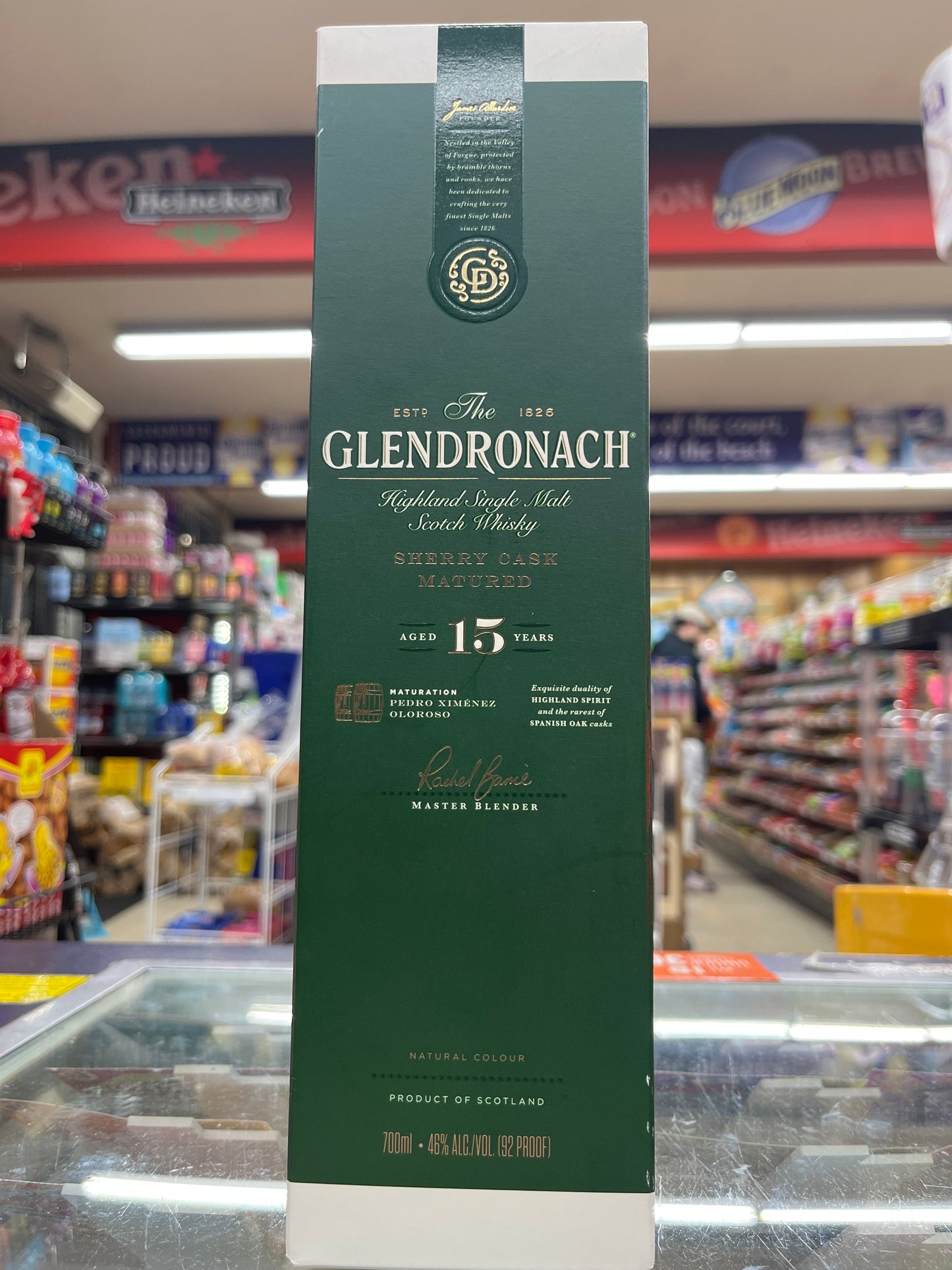 Glendronach aged 15years Single Malt Highland Scotch 700ml