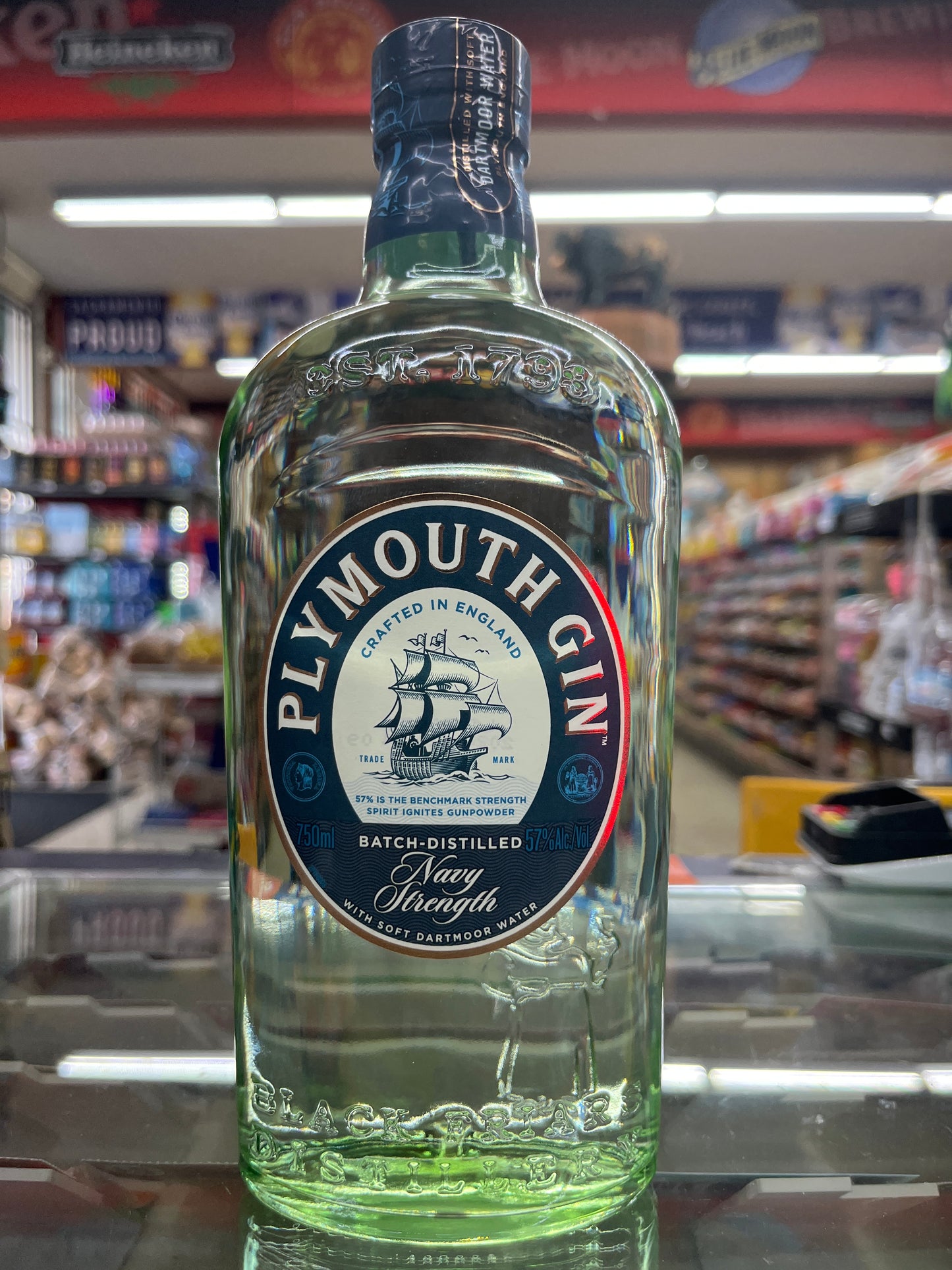 Plymouth Gin Navy Strength 750ml