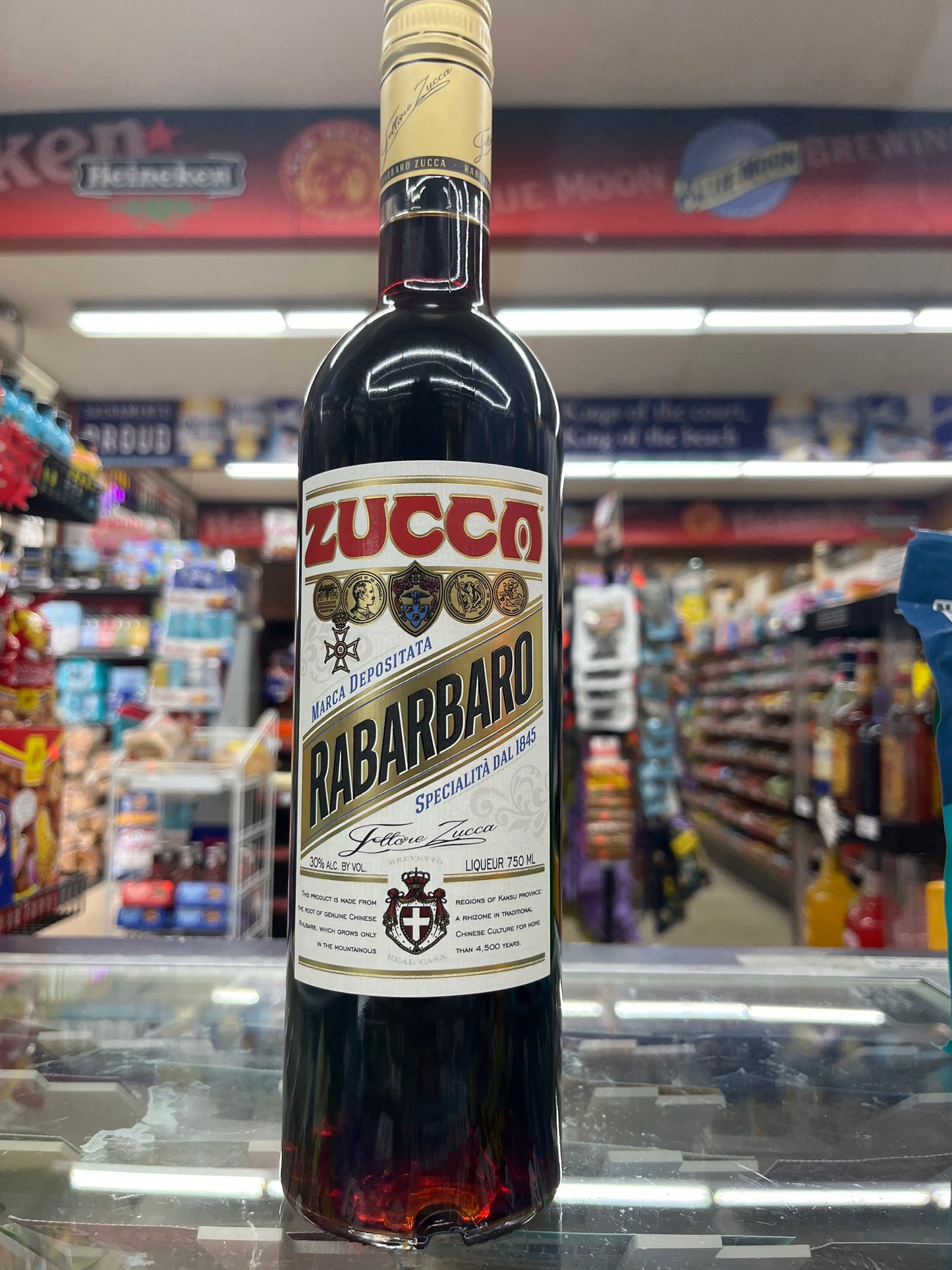 Zucco Rabarbaro Liqueur 750ml