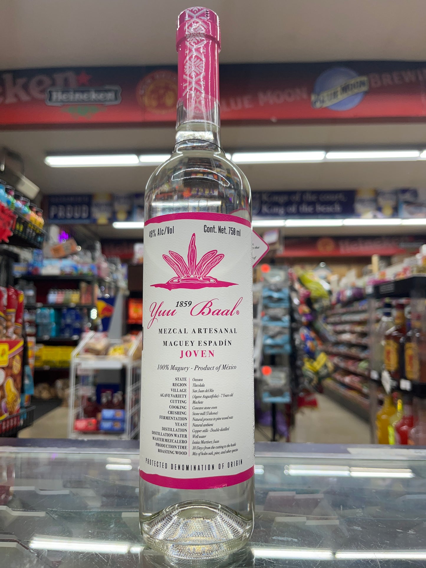 Yuu Baal Mezcal Joven Maguey Espadín 750ml