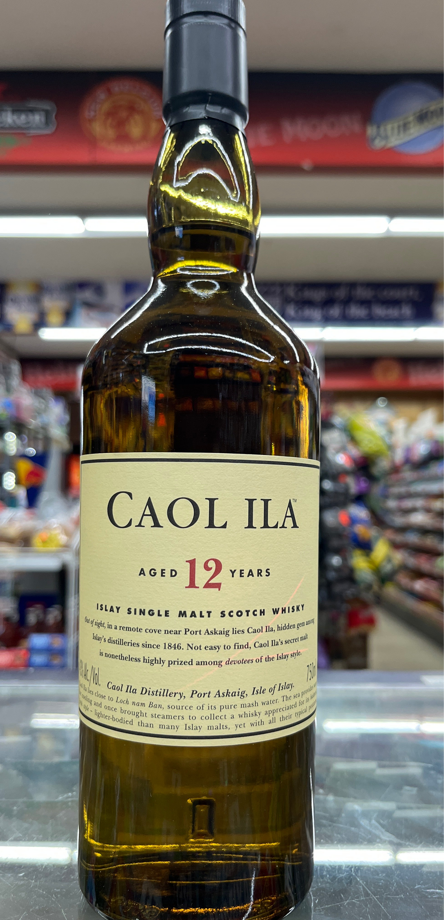 CAOL ILA 12yrs old single malt scotch Whisky 750ml