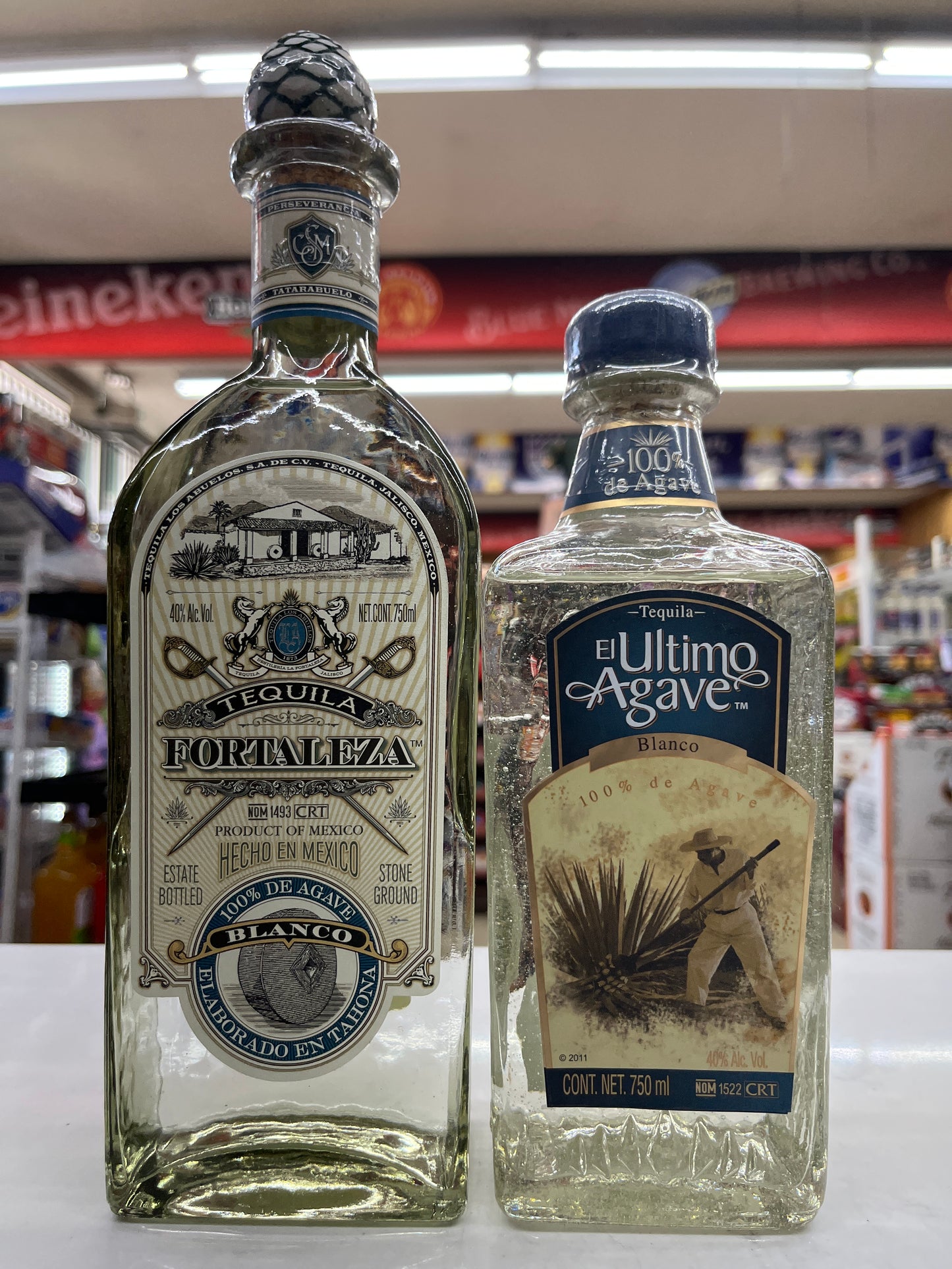 Fortaleza Tequila Blanco 750ml (Bundle)