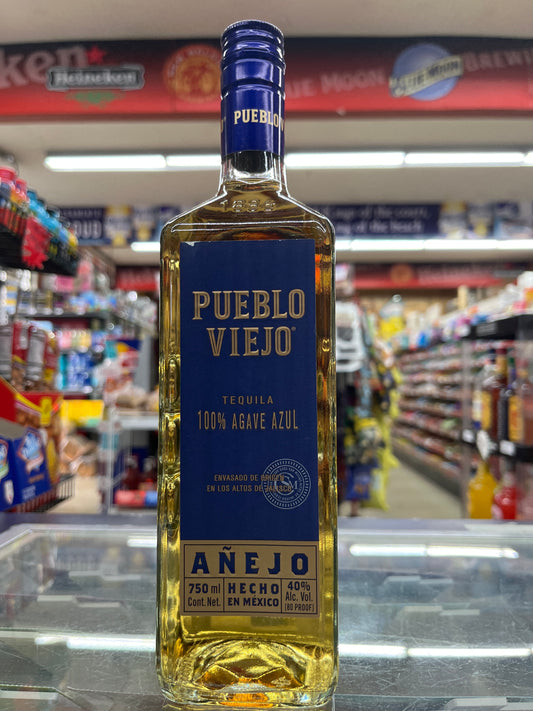 Pueblo Viejo Tequila Anejo 750ml