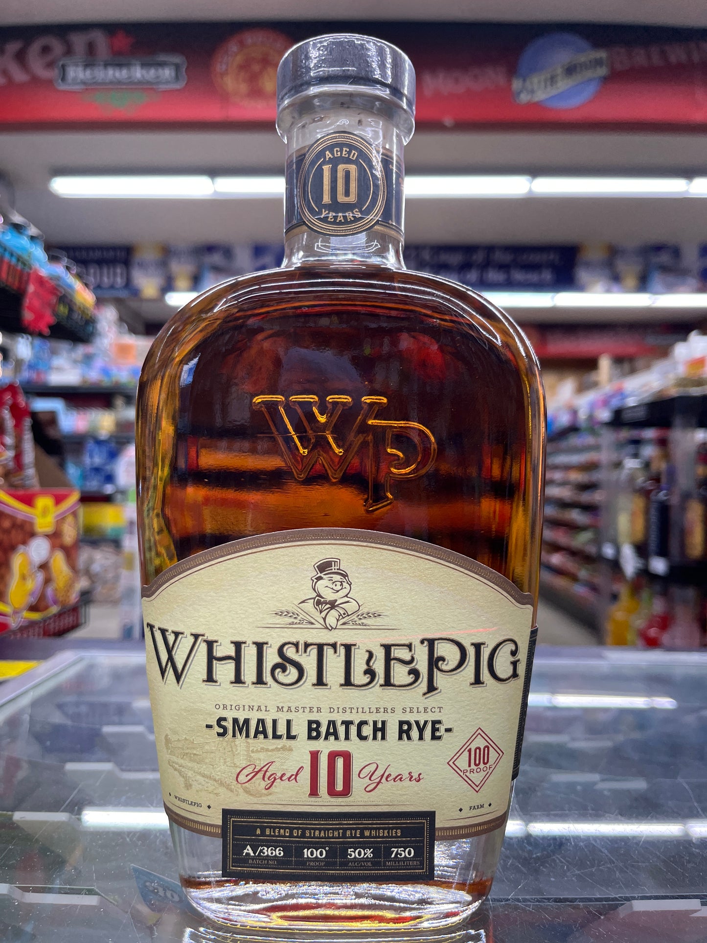 Whistlepig Small Batch Rye 10yr 750ml