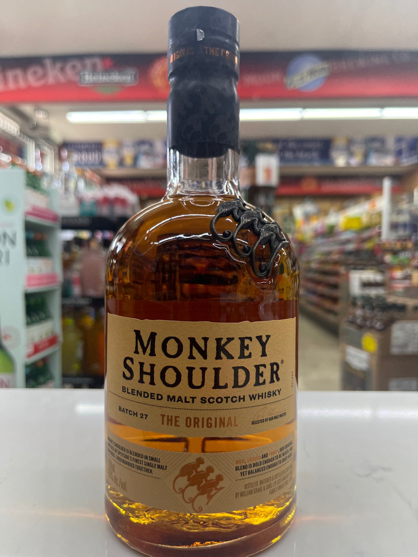Monkey Shoulder Blended Malt Scotch Whisky 750ml