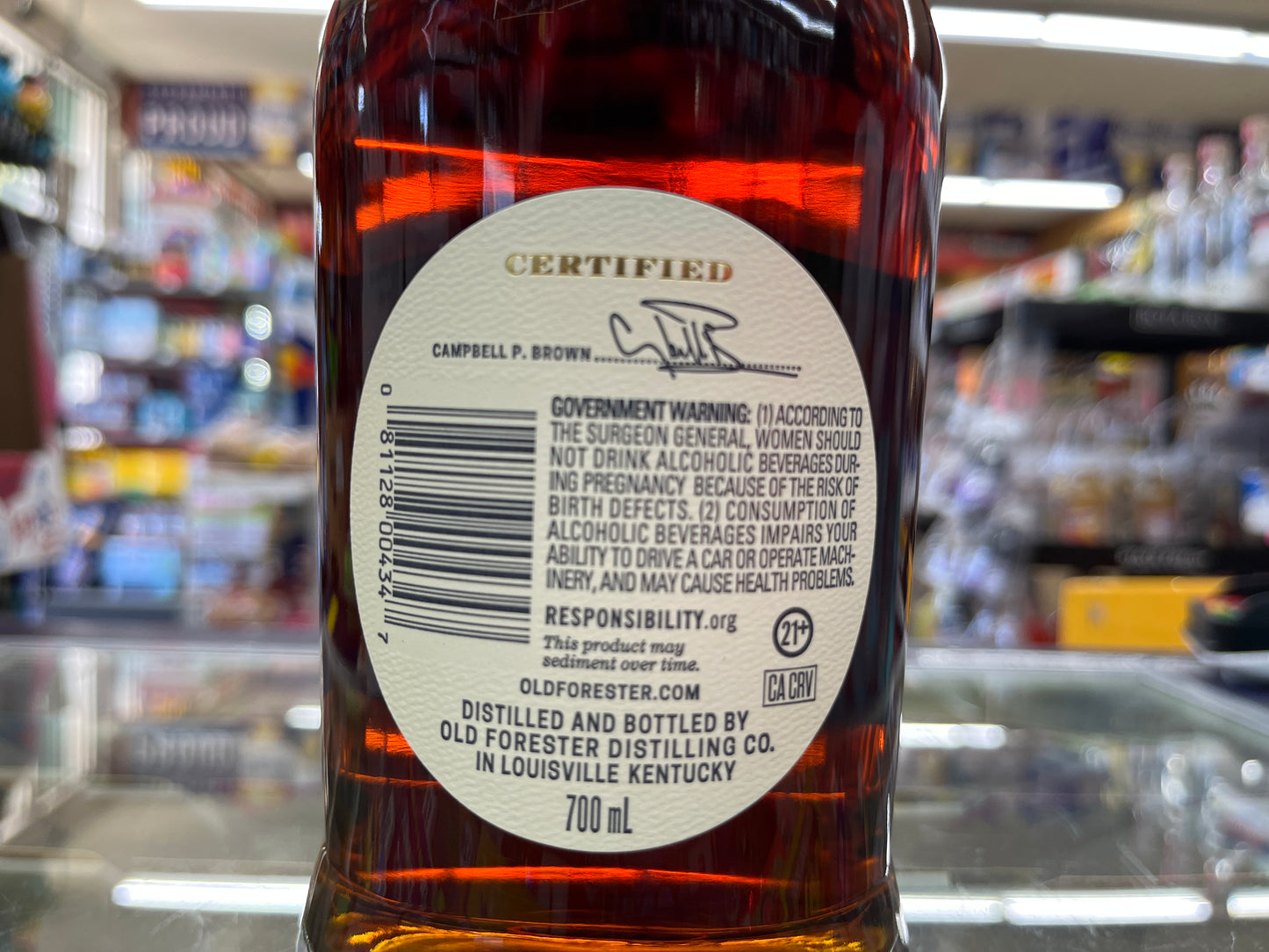 Old Forester President's Choice Bourbon 750ml