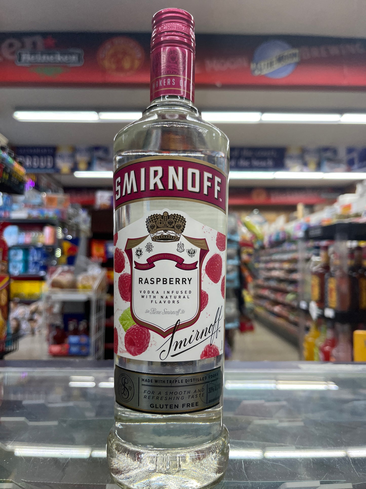 Smirnoff Raspberry Vodka 750ml
