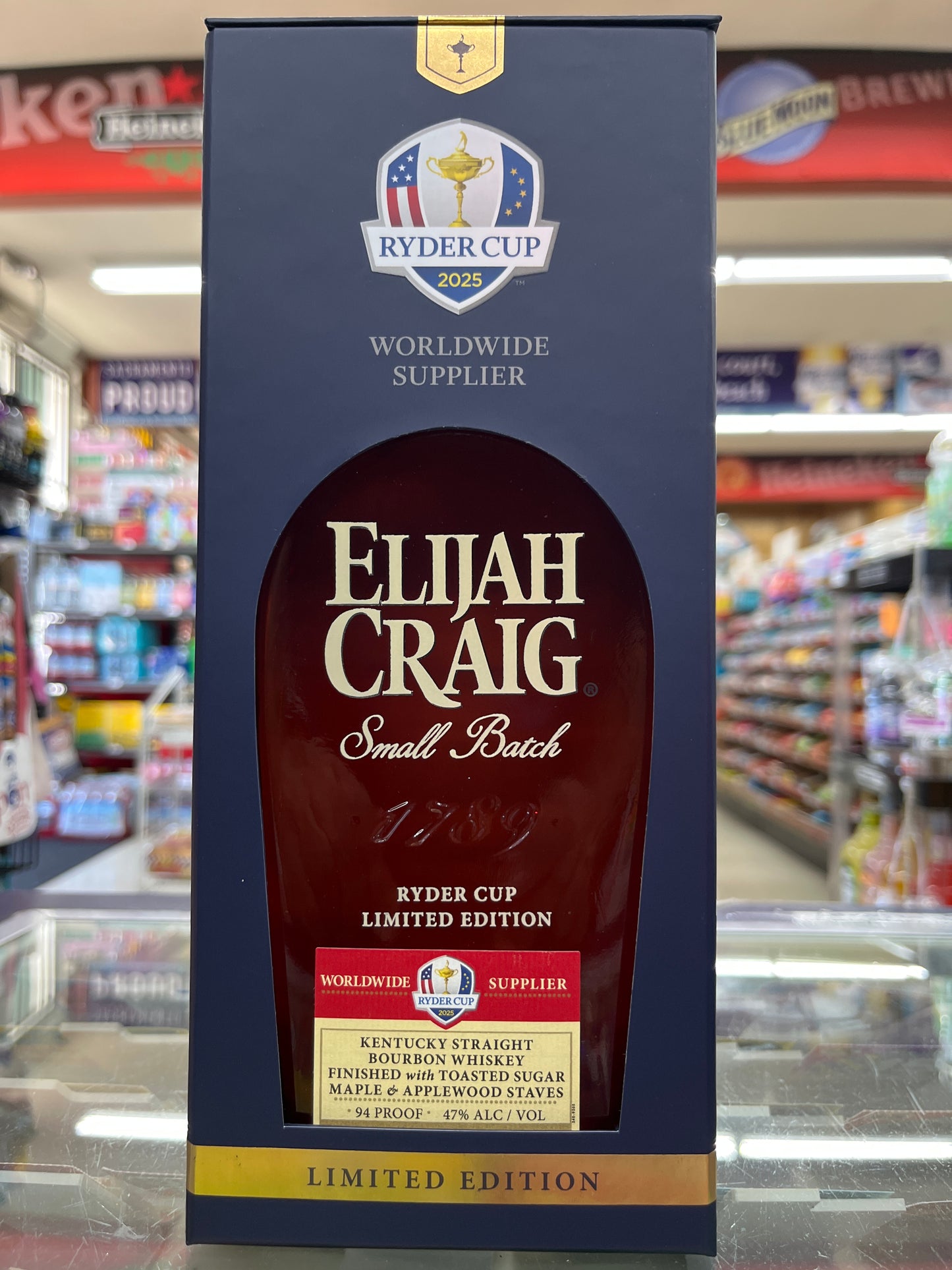 Eliah Craig whiskey Limited Edition Small Batch Ryder Cup