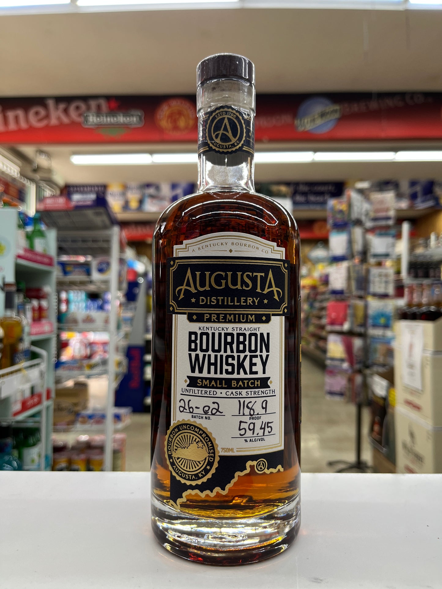 Augusta Small Batch Bourbon Cask Strength 750ml