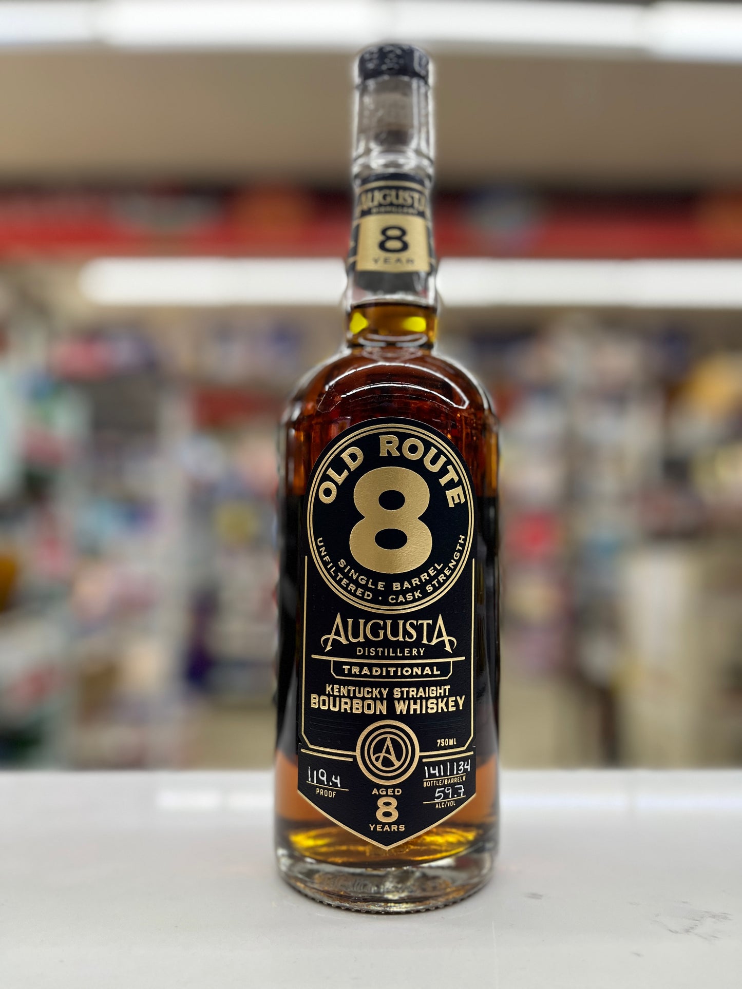 Augusta 8years Kentucky Bourbon old route 8 (750ml)