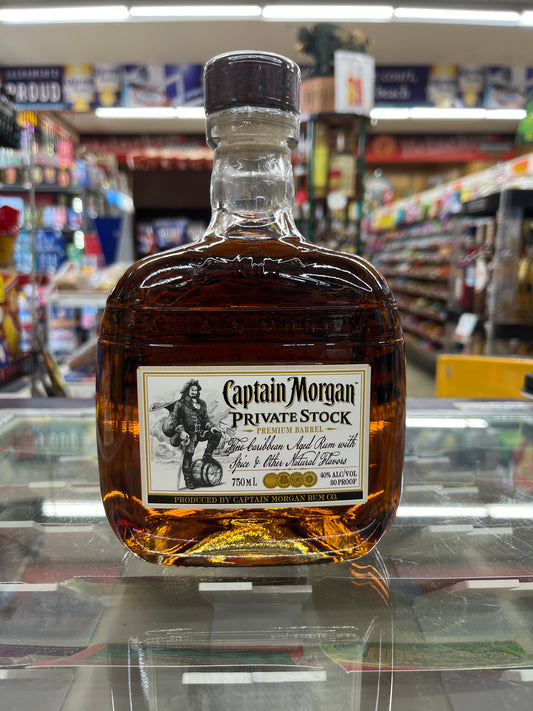 Captain Morgan 80 Proof Private Stock Rum 750ml