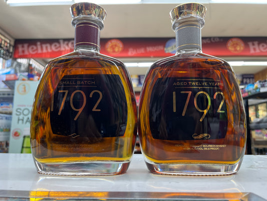1792 Aged 12 years Kentucky Straight Bourbon 750 ml (Bundle)