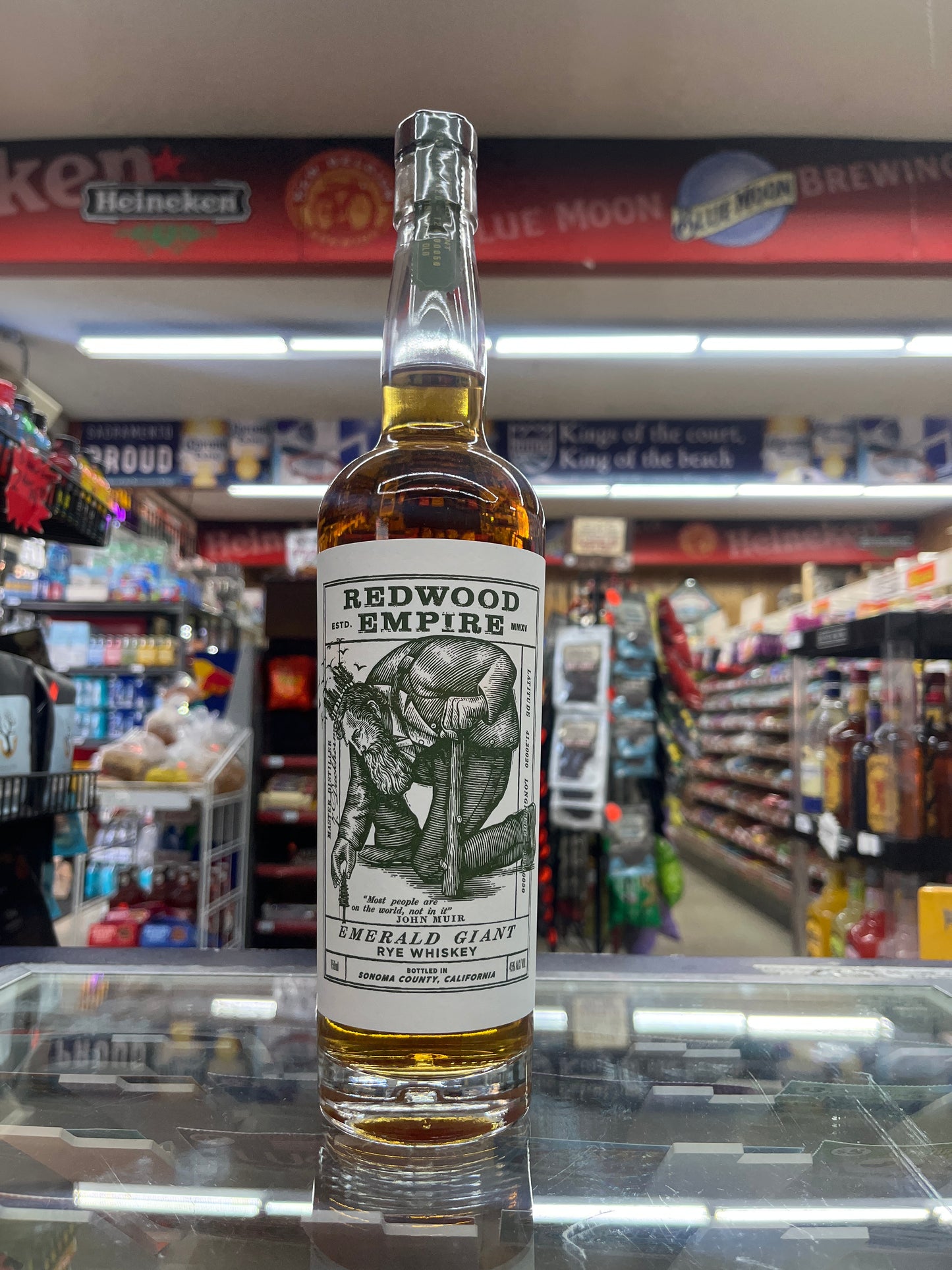 Redwood Empire Emerald Giant Rye Whiskey 750ml