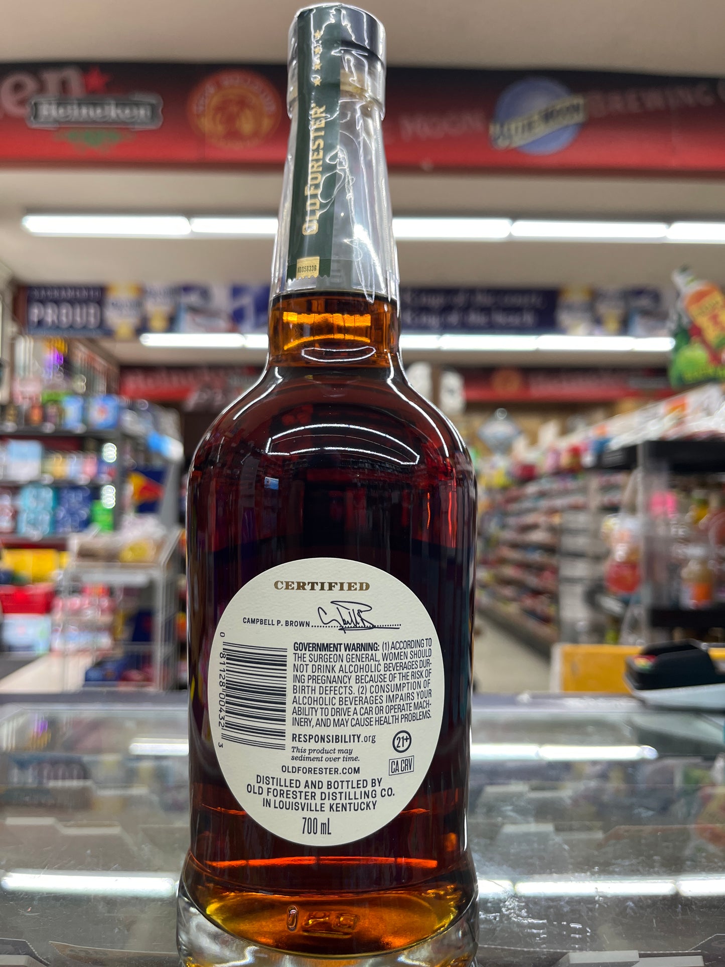 Old Forester President's Choice Rye Whiskey 700ml
