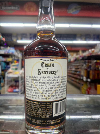 Cream of Kentucky 7 years Single Barrel Kentucky Straight Bottle-In-Bond 750ml