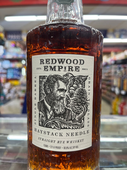 Redwood Empire Haystack Needle 8yr straight Rye Single Barrel 750ml