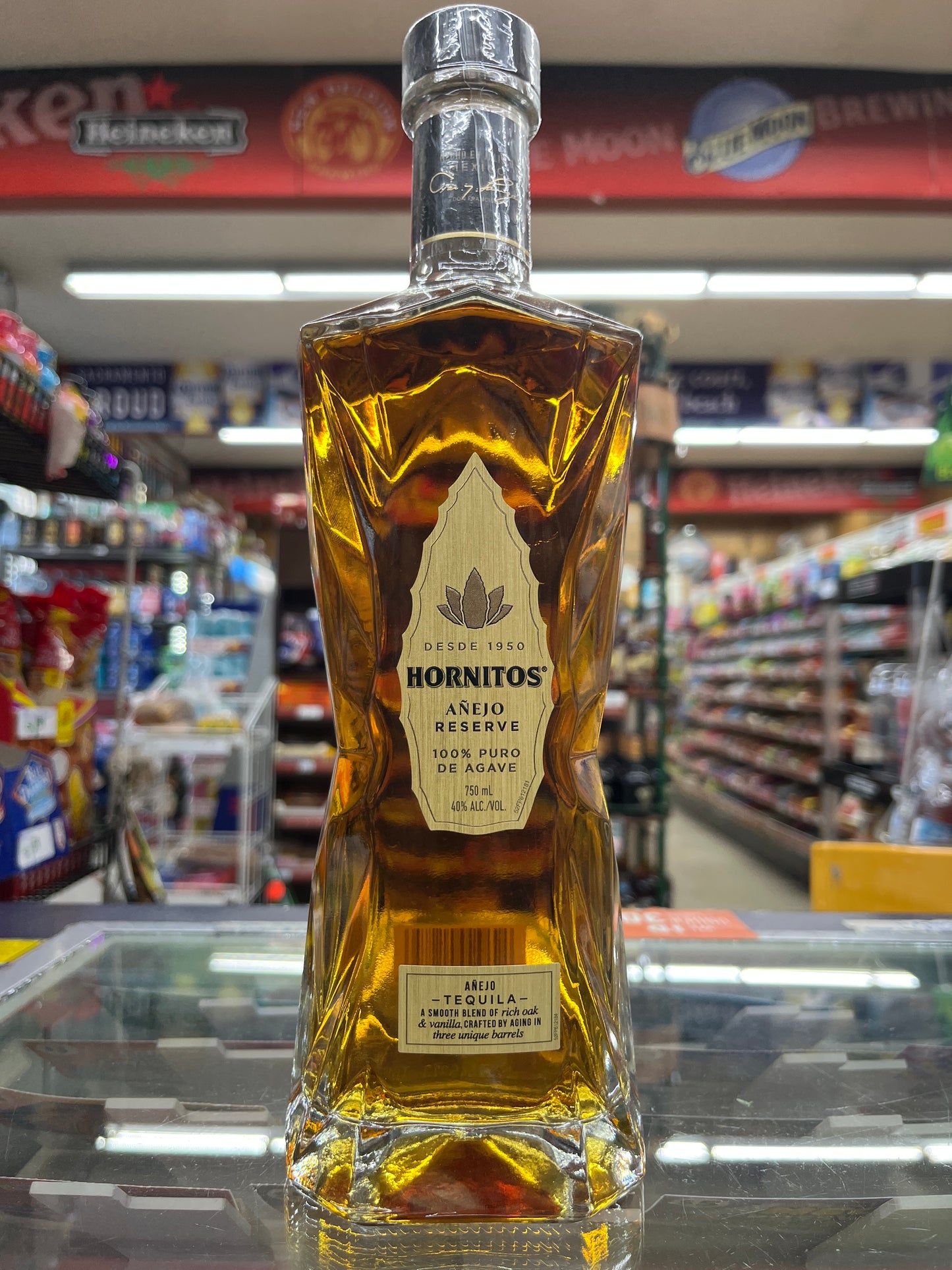 Hornitos Tequila Anejo reserve 750ml