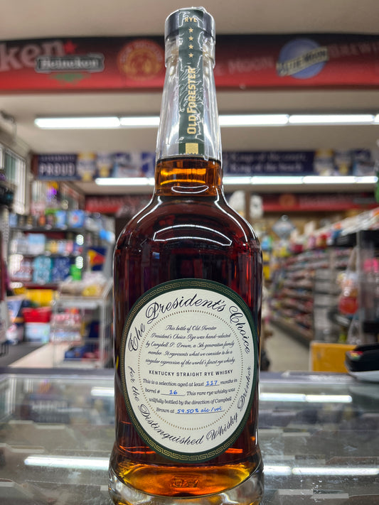 Old Forester President's Choice Rye Whiskey 700ml