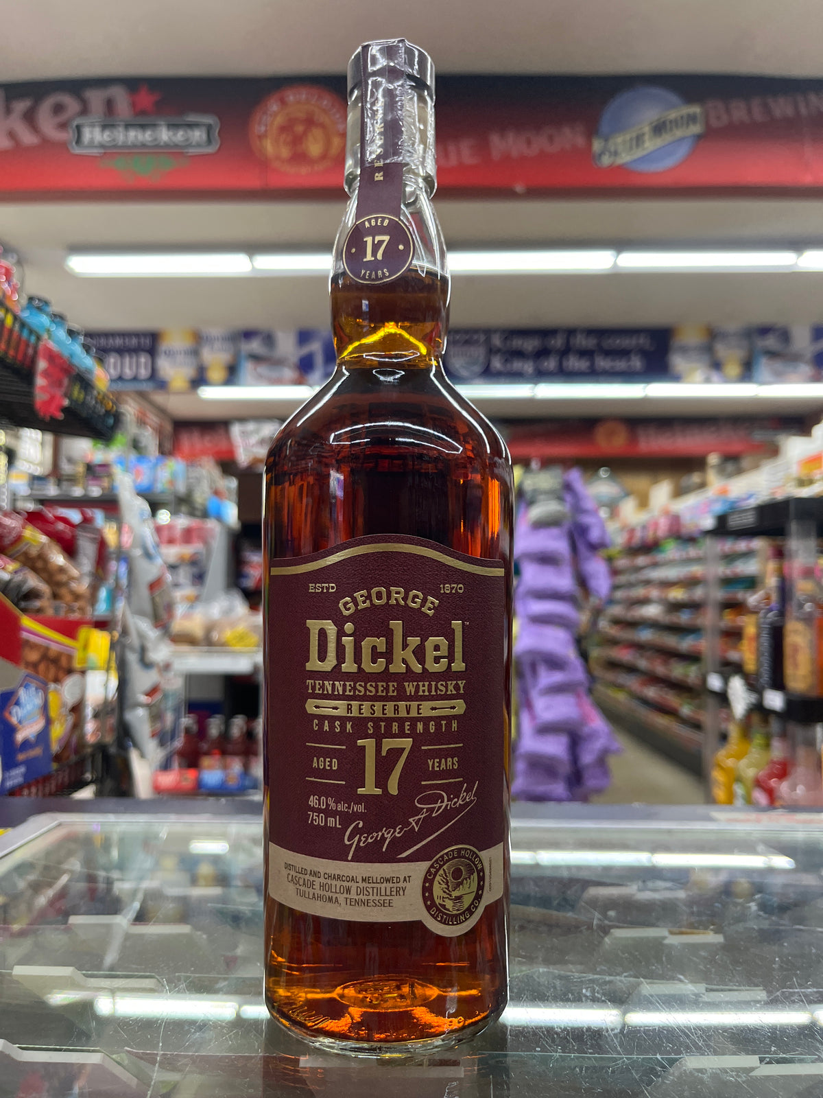 George Dickel Tennessee Whiskey Aged 17yrs Cask Strength 750ml 