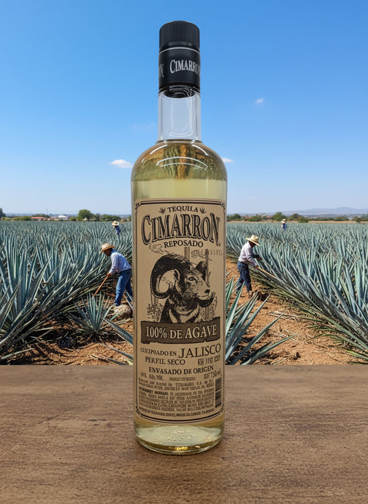Cimarron Tequila bottle at a liquor store in sacramento, California