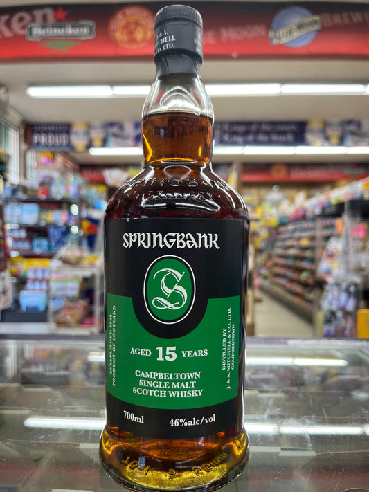 Springbank 15yrs old Single Malt Scotch 750ml