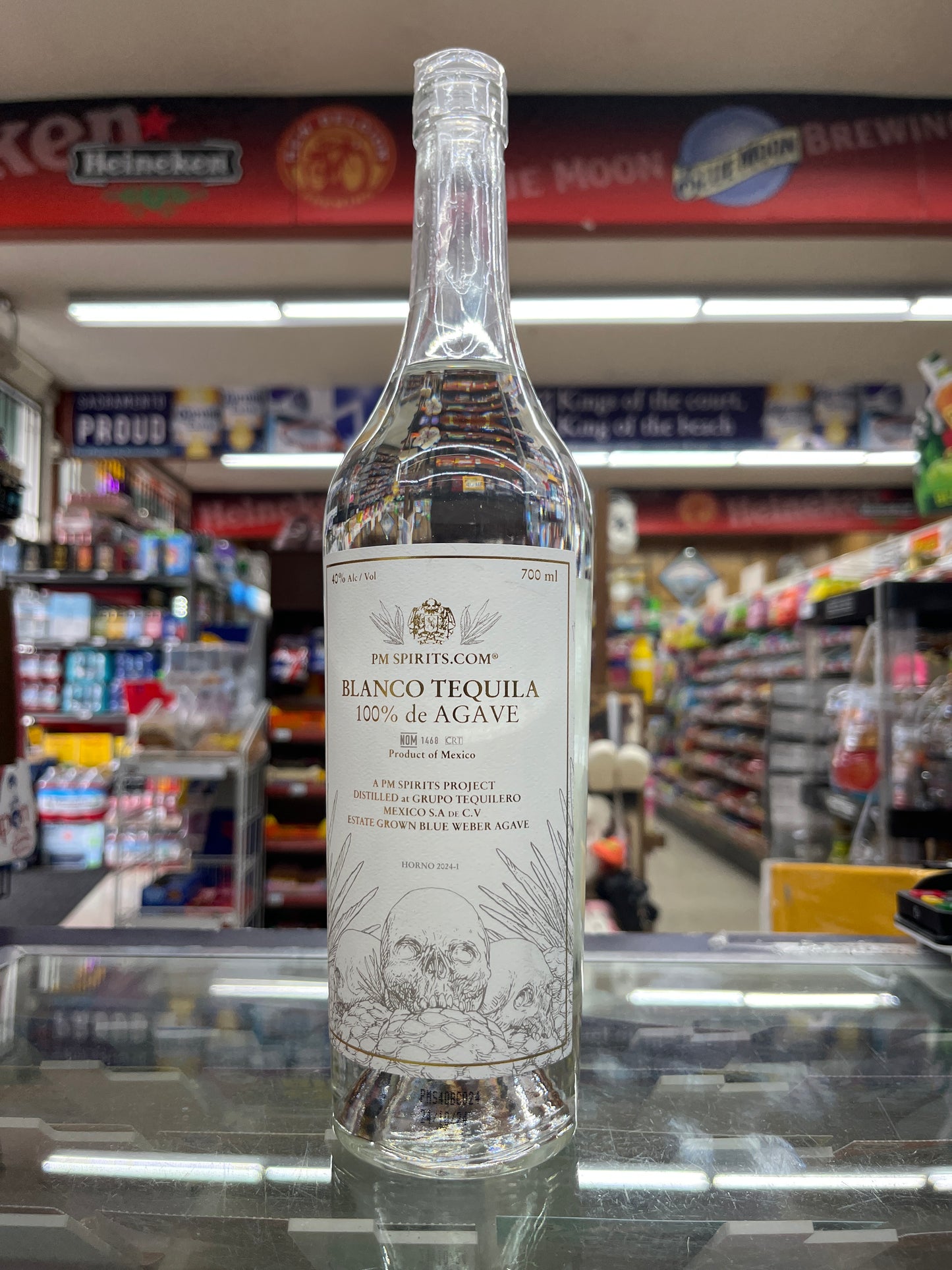 PM spirits Blanco Tequila