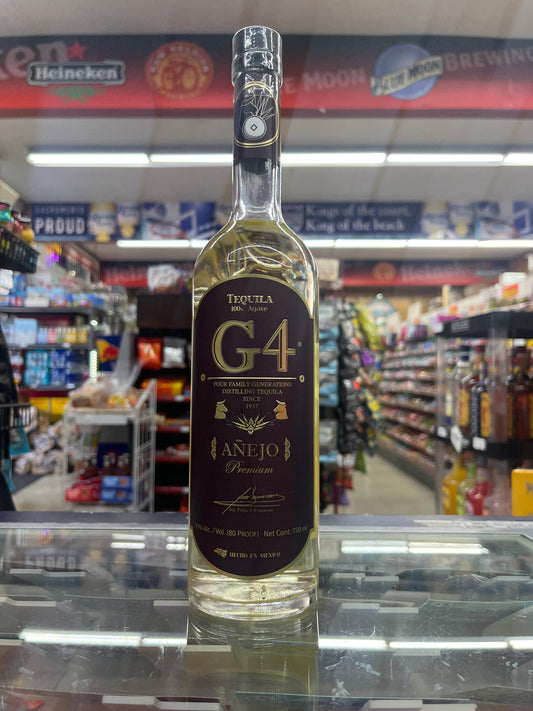 G4 Tequila Anejo 750ml