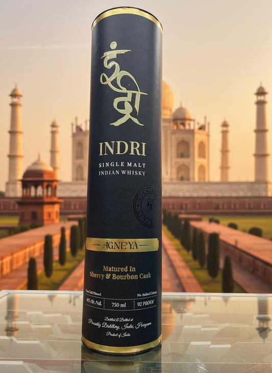 Indri Single Malt Indian Whiskey Agneya 750ml