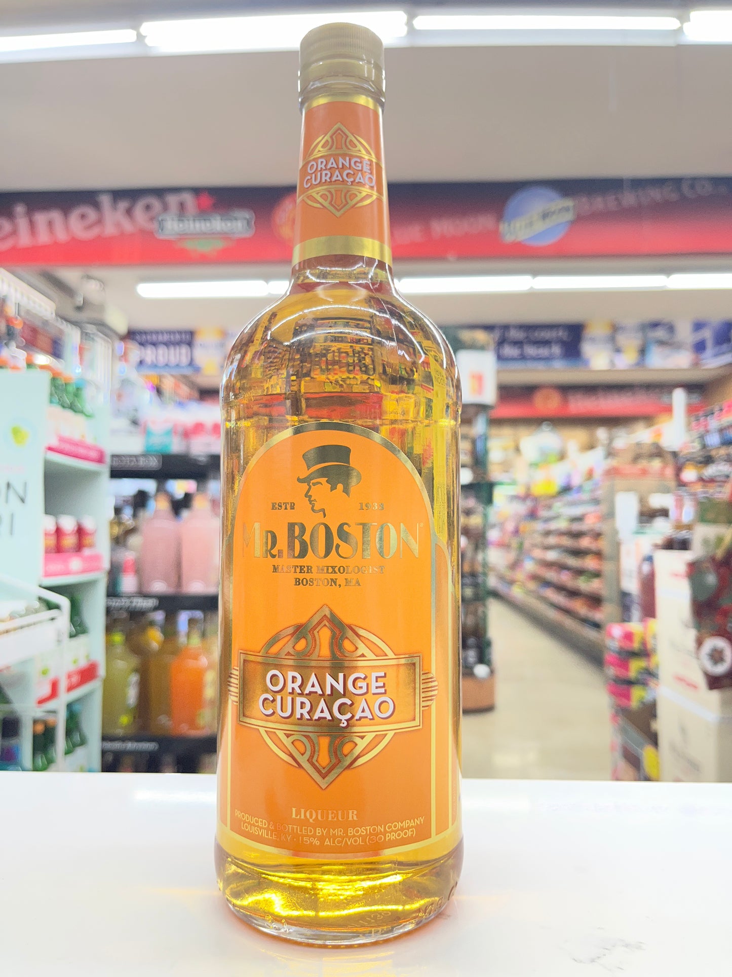 Mr. Boston Orange Curacao Liqueur 750ml