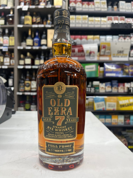 Old Ezra Aged 7yrs Rye 114proof 750ml