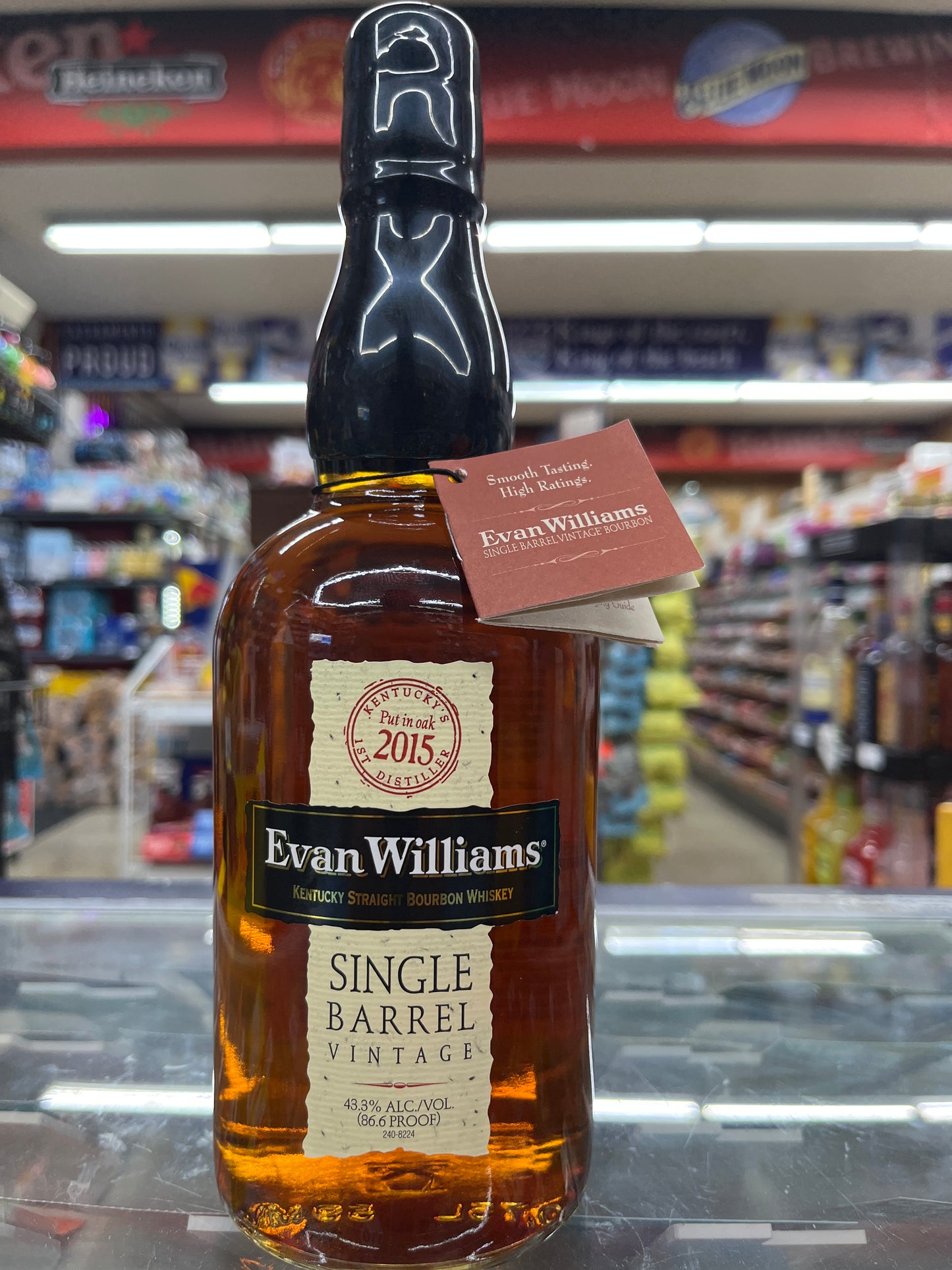 Evan Williams Single Barrel Vintage Bourbon