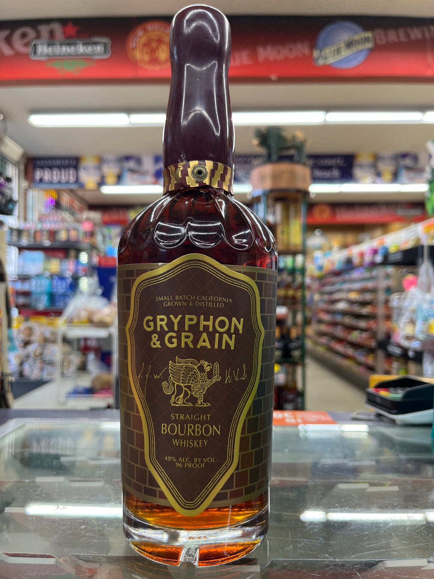 Gryphon & Grain California Bourbon Whiskey 750ml