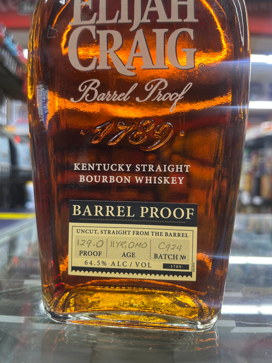 Elijah Craig Barrel Proof C924 (750ml)