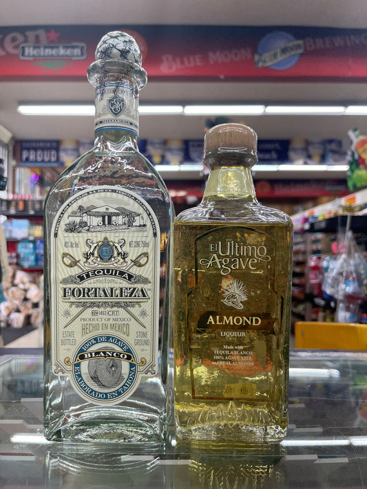 Fortaleza Tequila Blanco 750ml (Bundle)