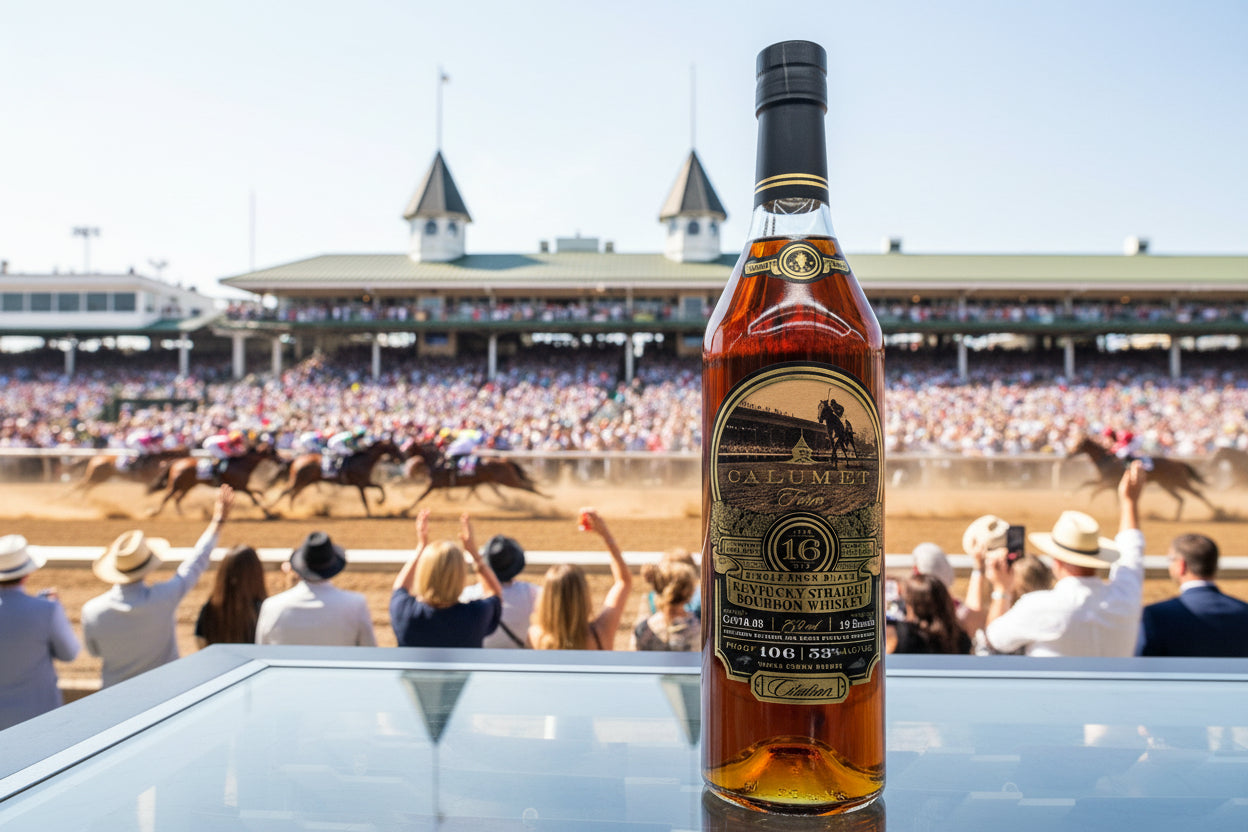 Camulet 16yrs old kentucky straight bourbon on a shelf in a liquor store in sacramento, California