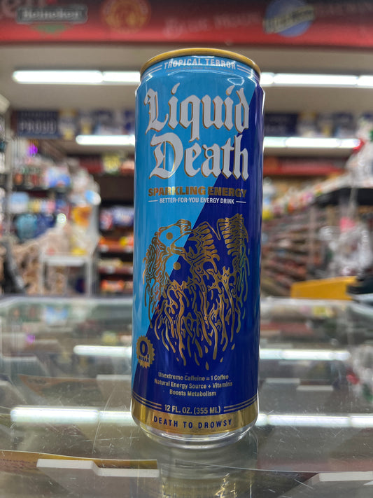 Liquid Death Energy Tropical Terror 12oz