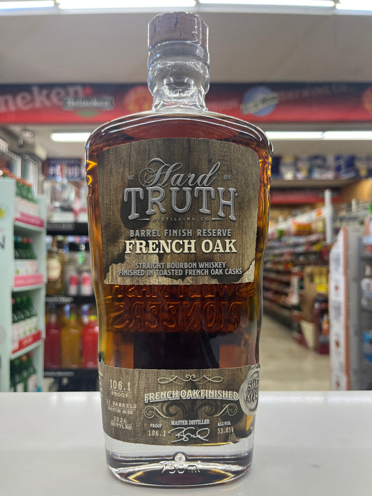 Hard Truth Bourbon finished in French oak 750ml